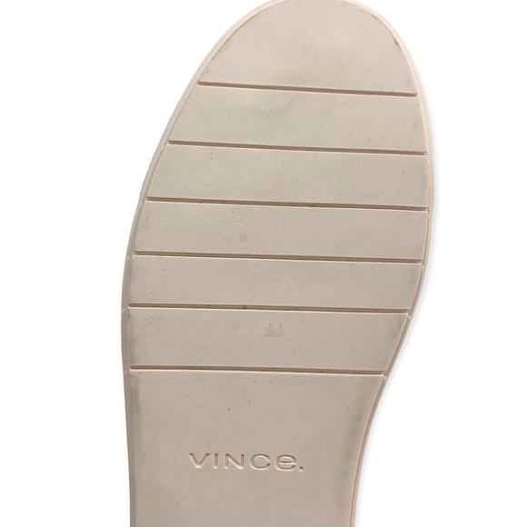 VINCE "Blair" Gold Leather Slip On Sneakers, Size 6 - Picture 5 of 6